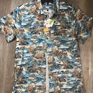 Robert Graham - Hawaii Short Sleeve Shirt, Mens Size Small, Hawaiian Rare, New